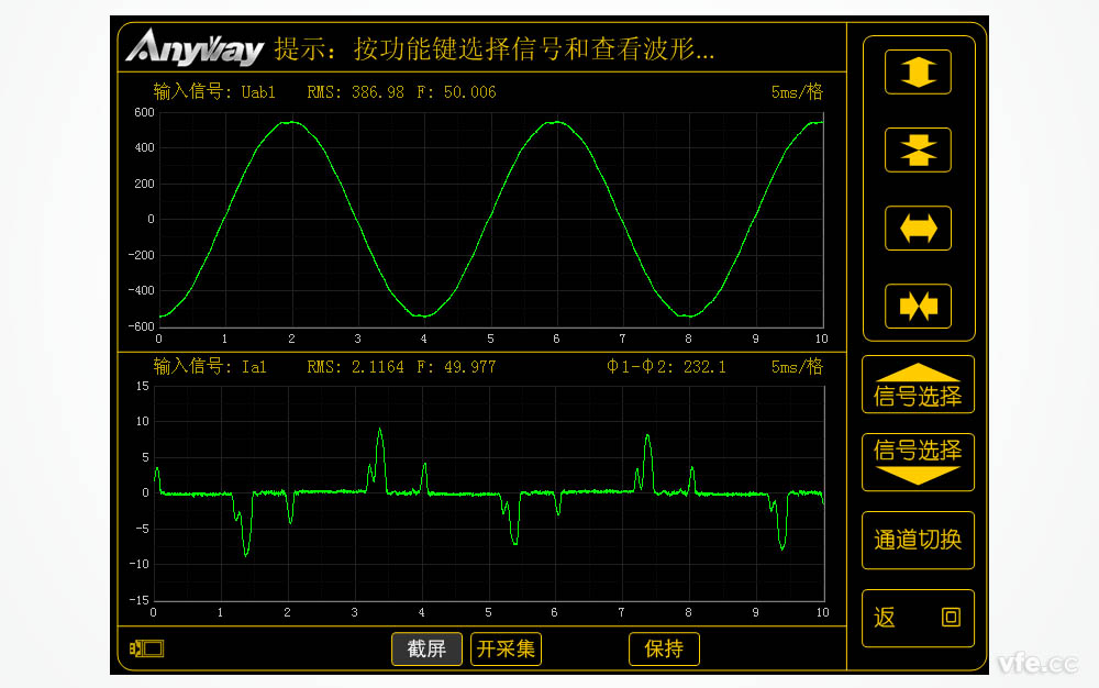 低壓變頻器輸入電流、電壓